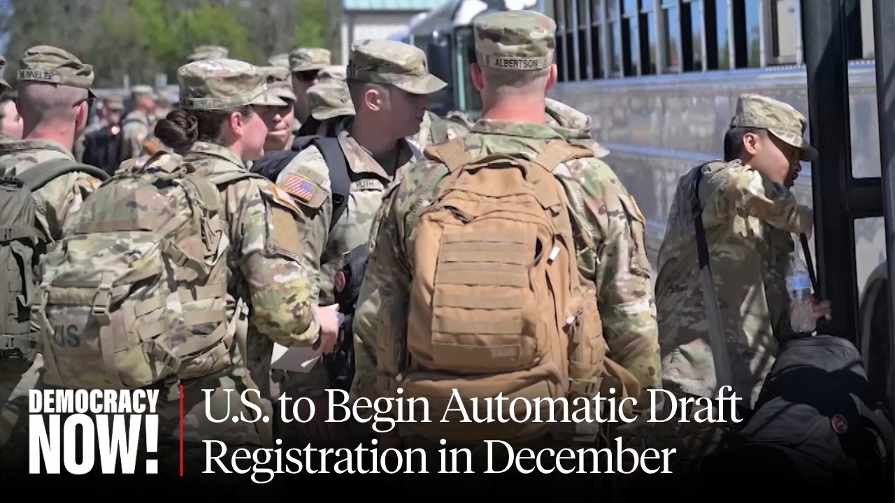 U.S. to Begin Automatic Draft Registration in December