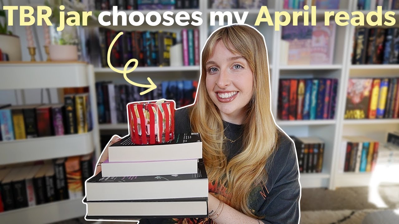 TBR prompt jar chooses my April reads! 🫙📚 April TBR 2025