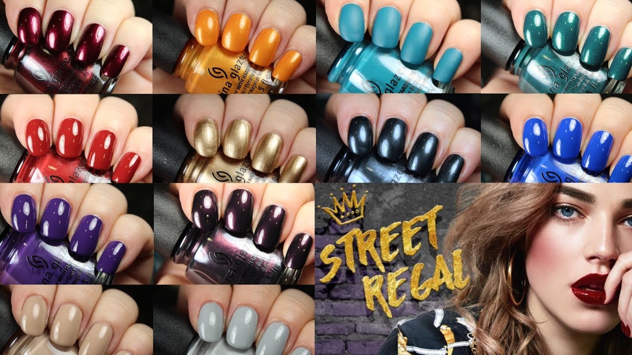 China Glaze Street Regal Collection | Live Application + Dupes