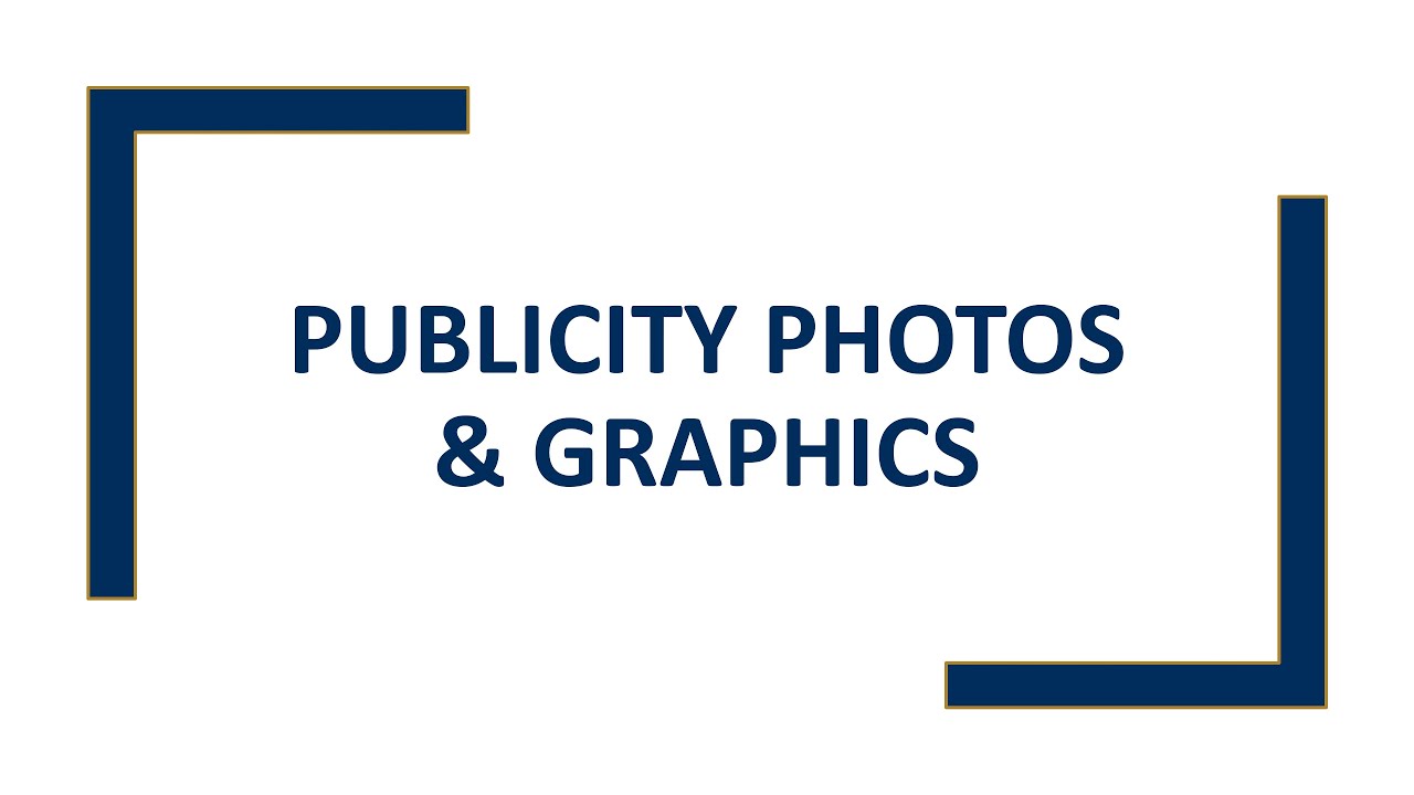Publicity Photos and Graphics