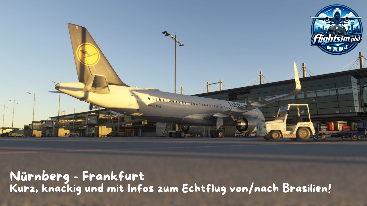 MSFS2024 - Nürnberg (EDDN) nach Frankfurt (EDDF)