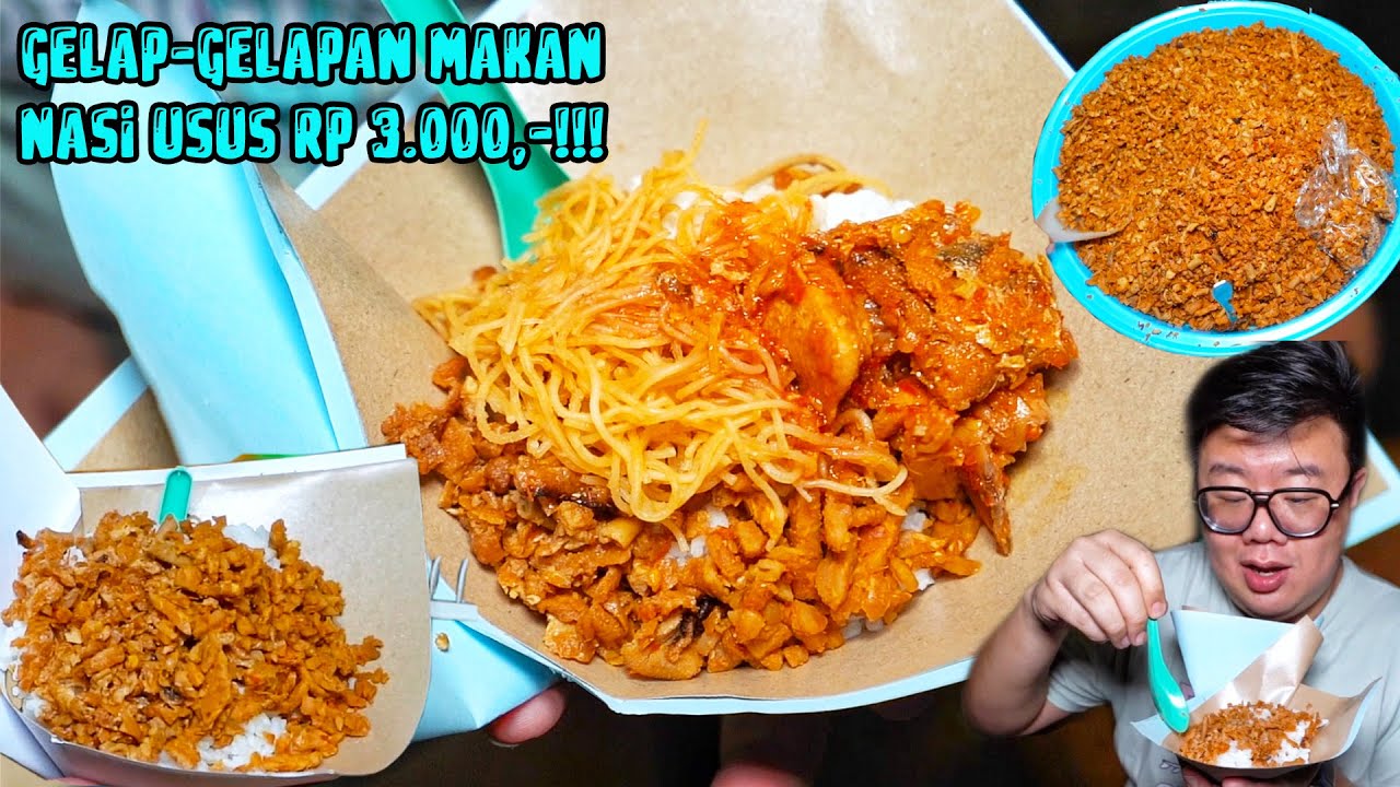 TERSEMBUNYI!!! JUAL NASI USUS, BUKA TENGAH MALEM... TAPI LARIS BANGET!!