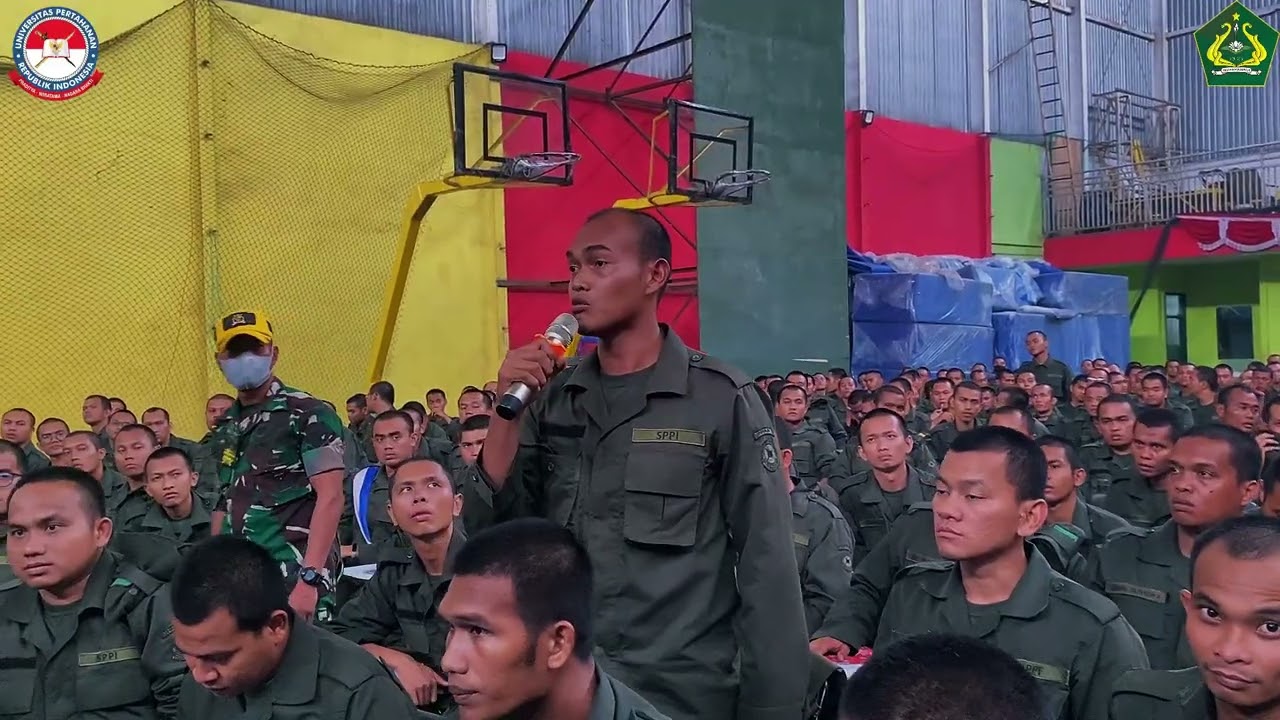 DANPUSDIKJAS MENYAMBUT KUNJUNGAN SES SATWAS UNHAN RI DI SATDIK IV-D PUSDIKJAS
