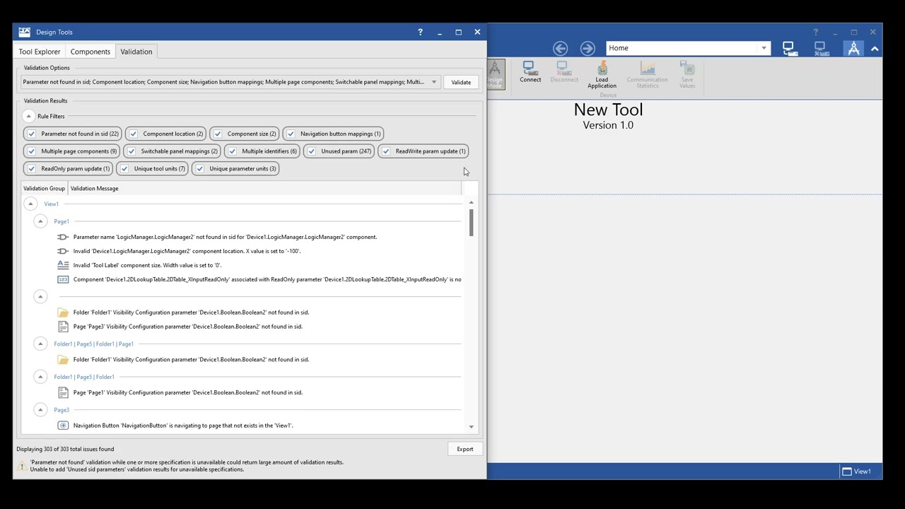 Tool Validation