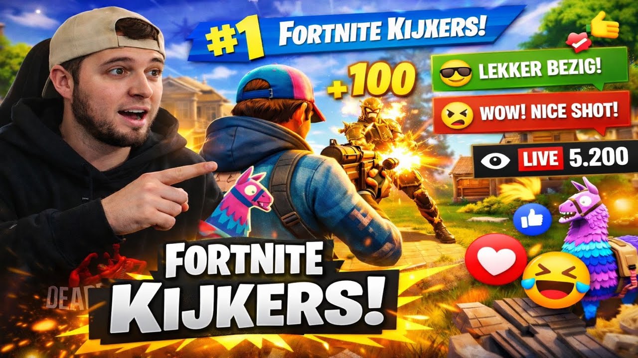 fortnite met kijkers