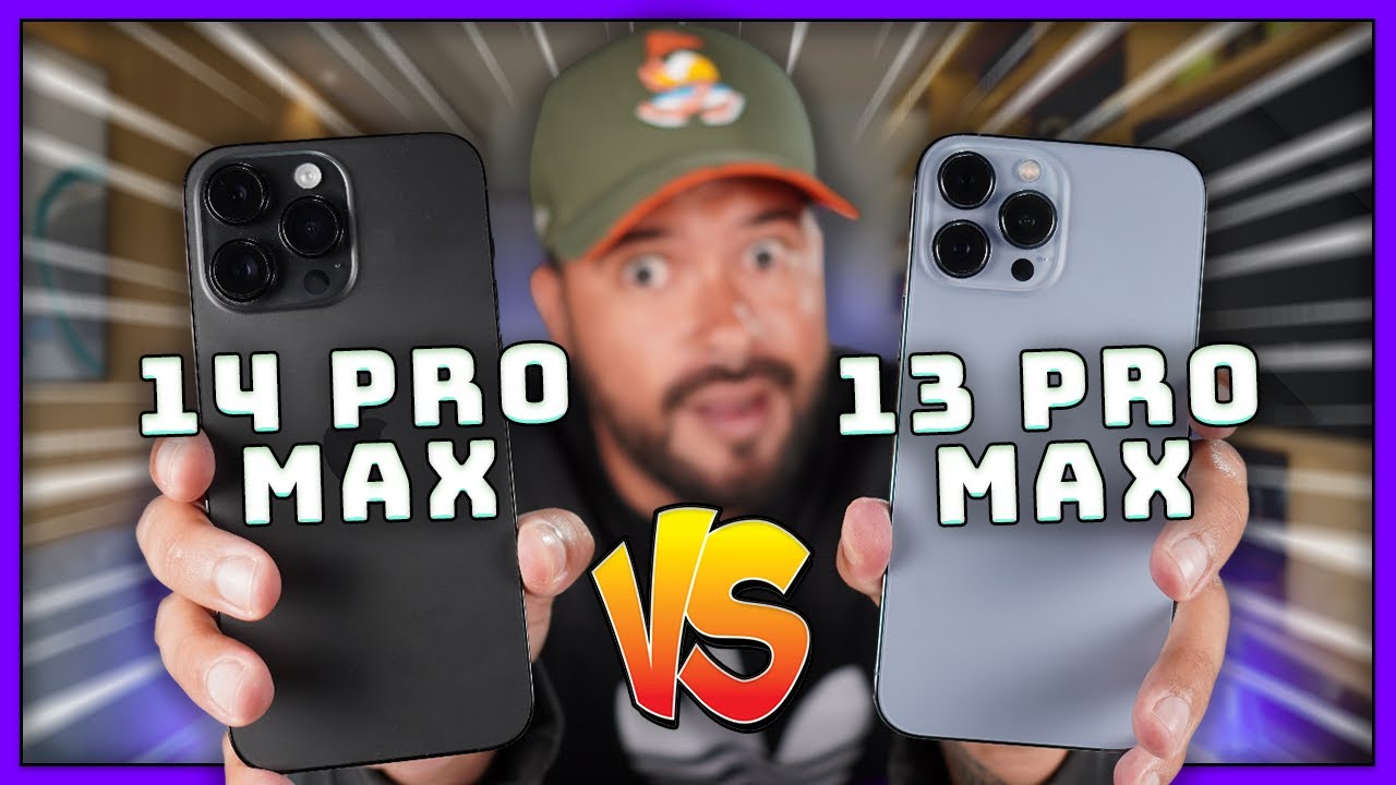 IPHONE 13 PRO MAX vs IPHONE 14 PRO MAX quem GANHA? 😱