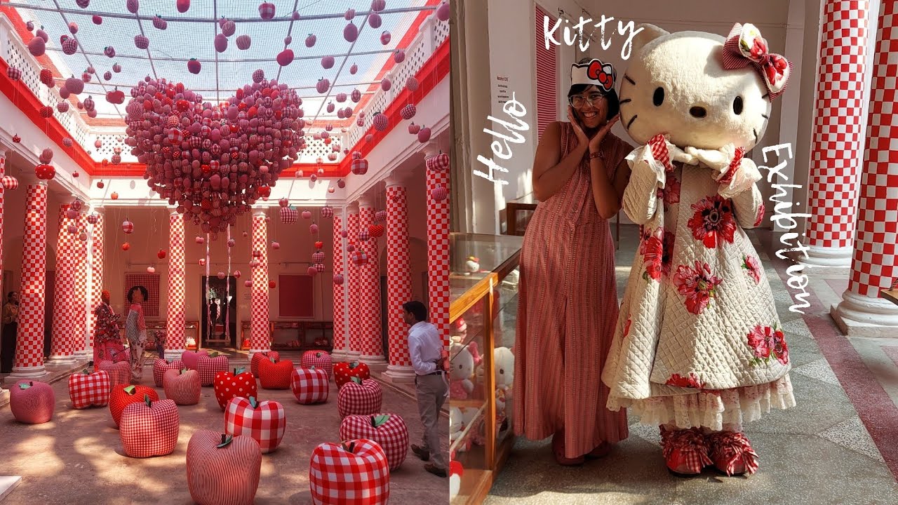 Péro × Hello Kitty exhibition in Delhi 🍎🍎🍎