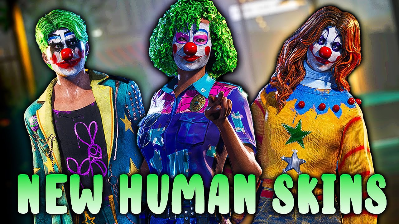 NEW HUMAN DLC SKINS in Killer Klowns From Outer Space?!