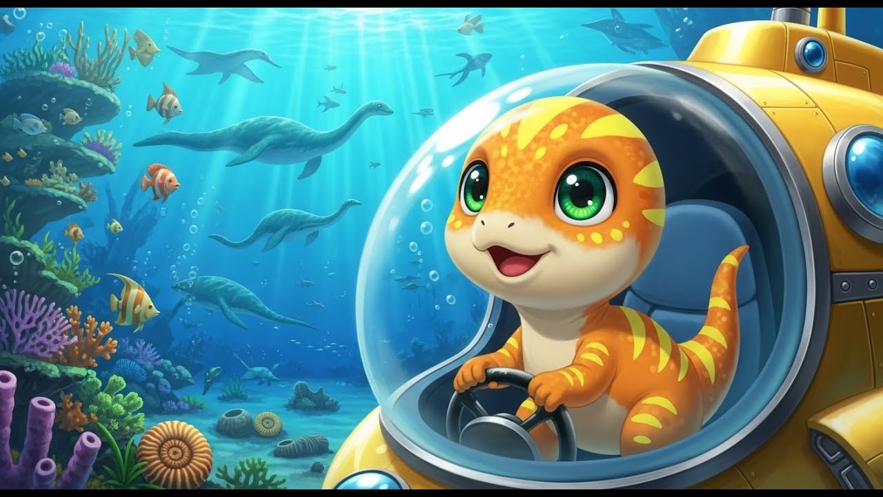 **🌊🦕✨ Epic Discoveries!Dinosaurs Explore Ancient Oceans 🌊🐢A Prehistoric Underwater Adventure! 🐠🔱🔥**