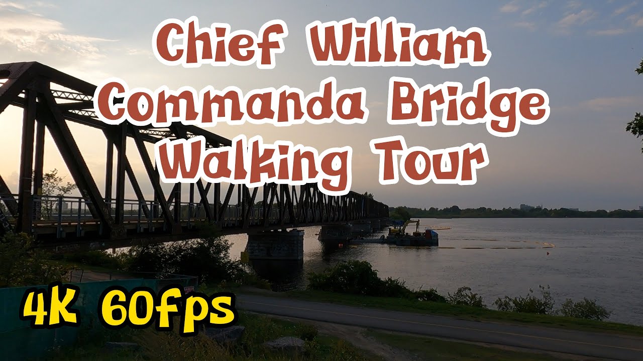 🇨🇦 [4K] Chief William Commanda Bridge Walking Tour Ottawa #walkthrough #walking #ottawa #bridge