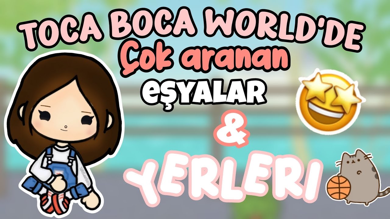 Toca Boca World'de çok aranan eşyalar + yerleri!🤩 /Toca Boca World Türkçe - Toca Life Mia \