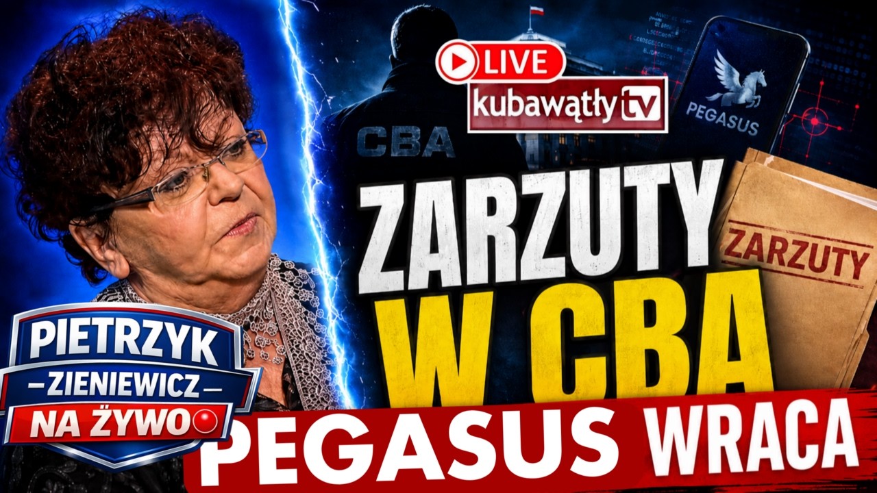 Pietrzyk-Zieniewicz NA ŻYWO: PEGASUS WRACA! DYREKTORKA CBA Z ZARZUTAMI! BRAUNA URATOWAŁA... POCZTA?!