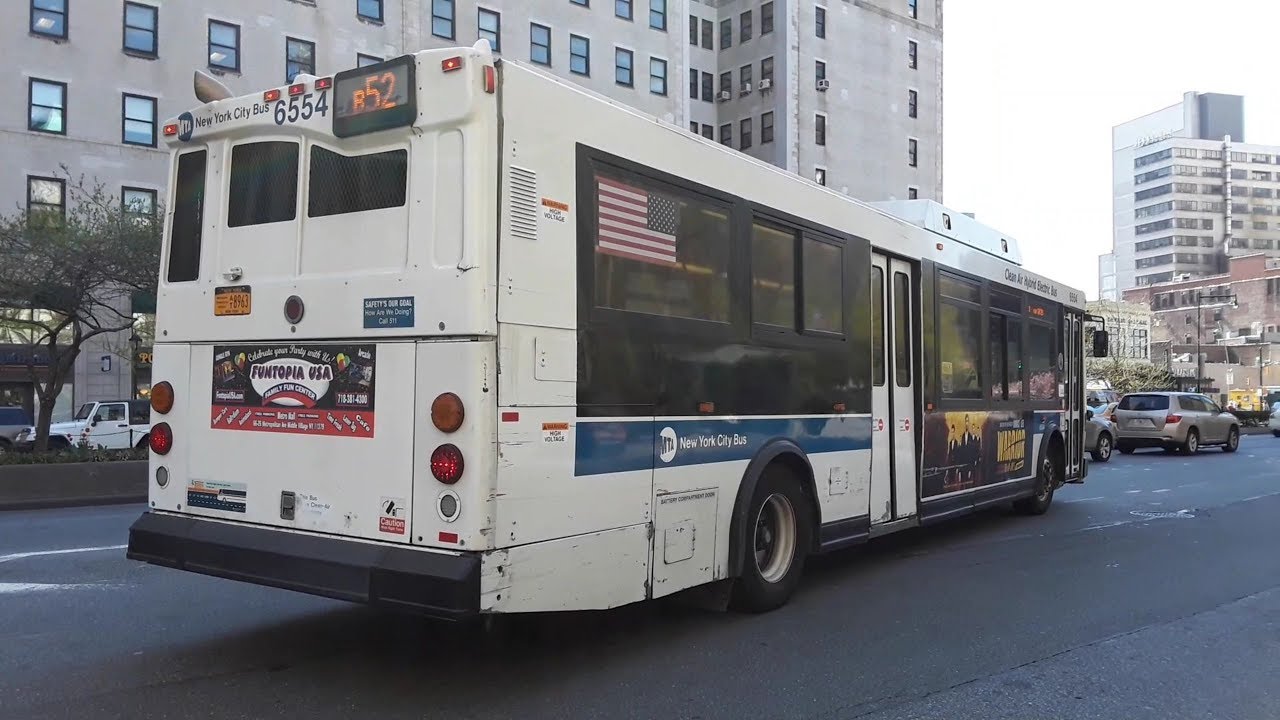 MTA: 2005 Orion VII 07.501 Gen-2 OG Hybrid-Electric Low Floor [6554] B52 bus