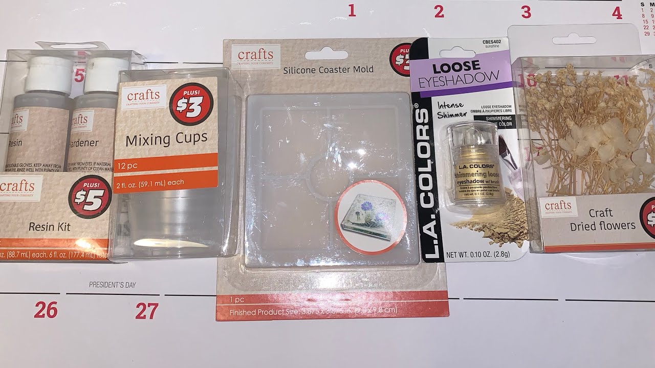 Dollar Tree Resin and Mold | Using Resin For The First Time