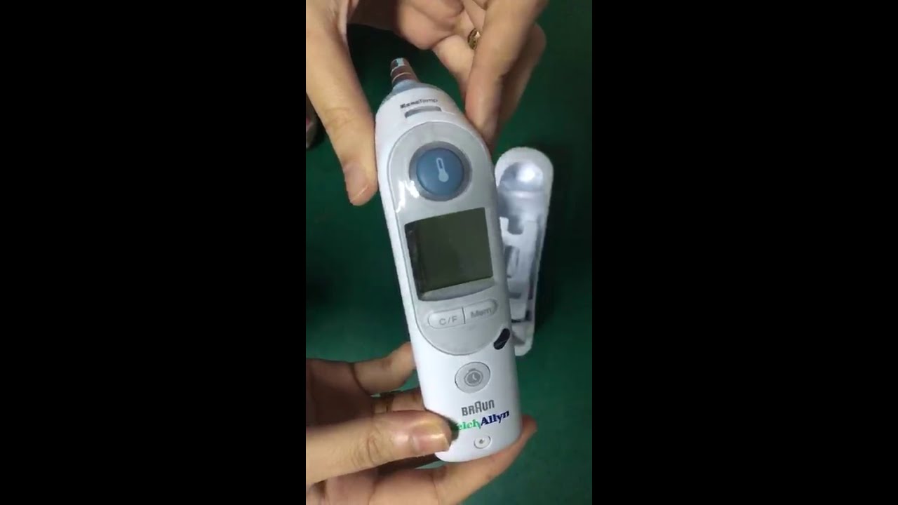 HOW TO USE EAR THERMOMETER ( THERMOSCAN ) BRAUN PRO 6000