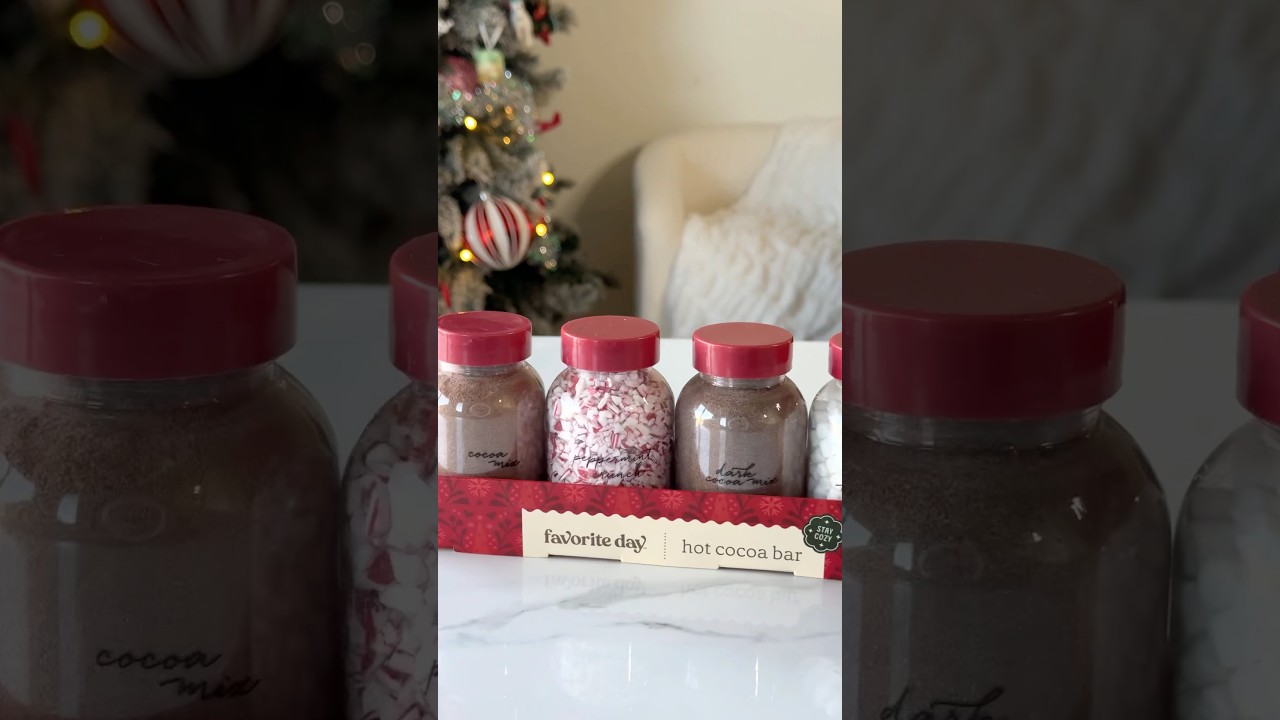Hot cocoa bar p.2 #christmas #restock #asmrrestock #christmascandy #hotcocoabar #satisfying