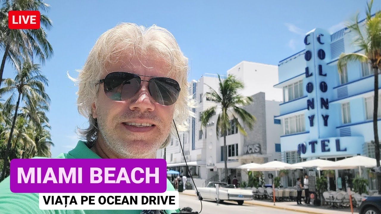 🔴 Am ajuns in MIAMI BEACH - Cum e viata la plaja si pe Ocean Drive?