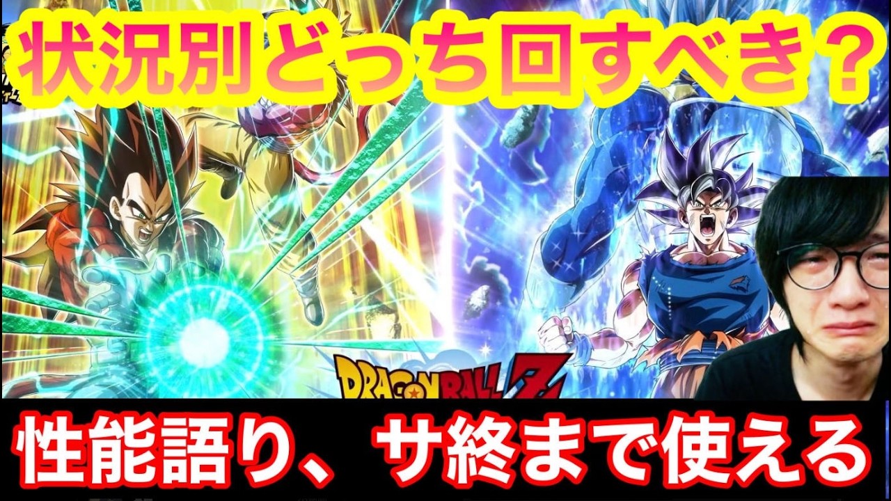 【ドッカンバトル  11周年 どっち回すべき？ サ終迄使えます 性能見ていく   超サイヤ人4ベジータ ＋ 超サイヤ人4孫悟空 孫悟空 身勝手の極意兆 】ドッカンフェス【 ドカバト　ドラゴンボール