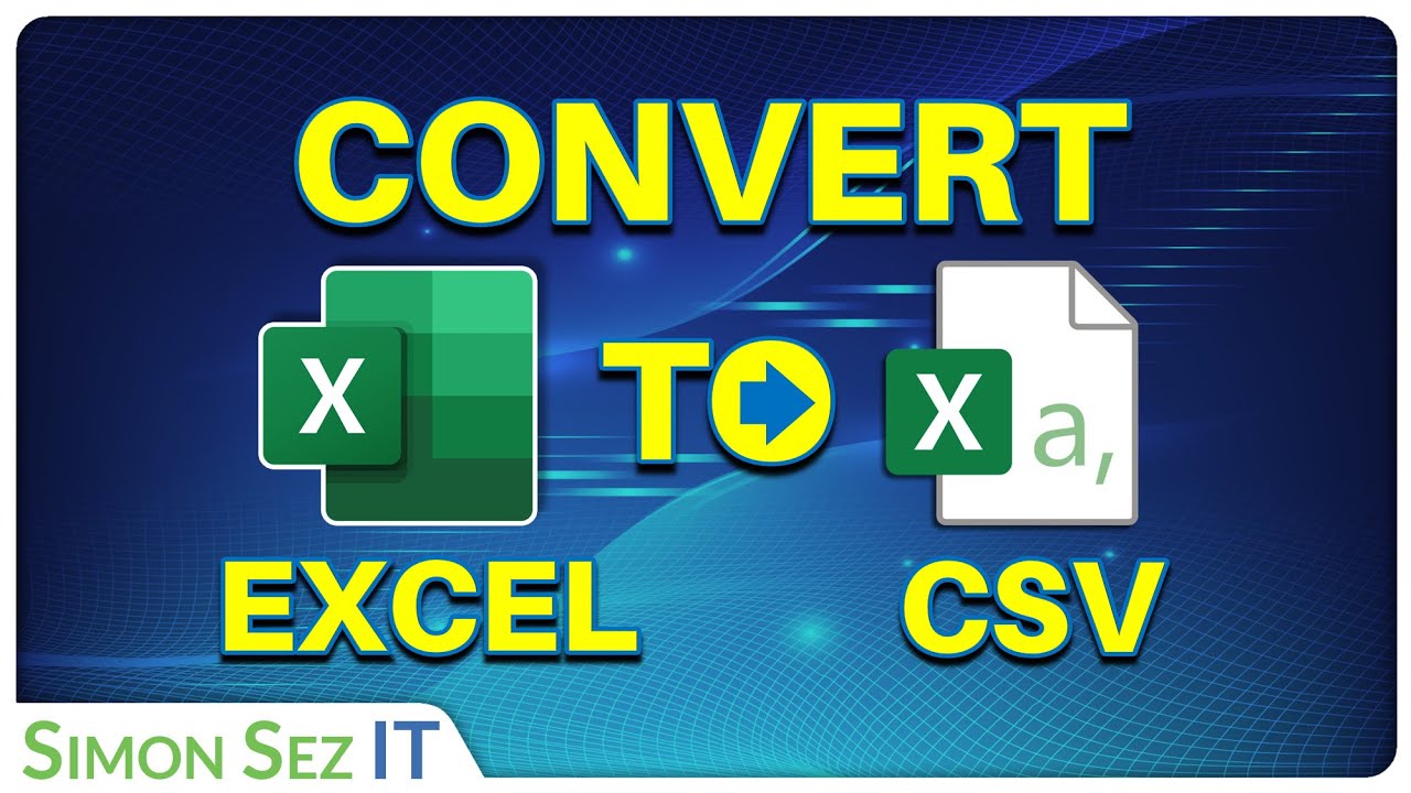 Преобразование файлов Microsoft Excel в формат CSV