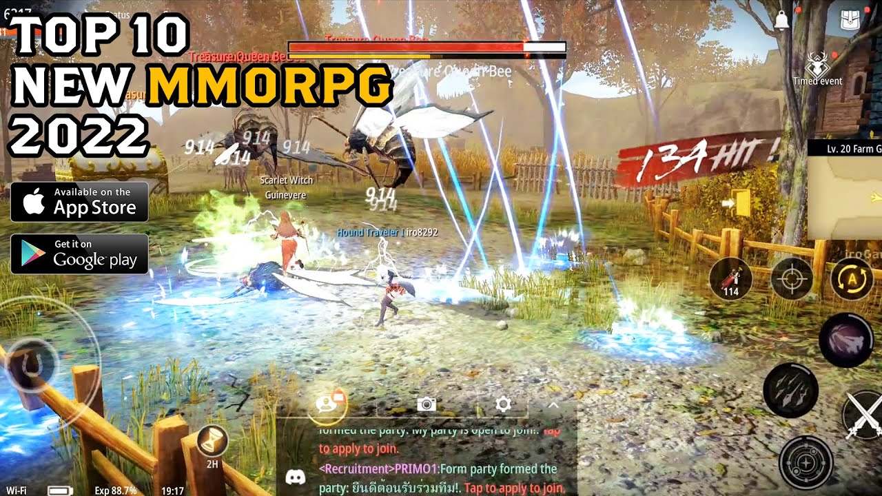 TOP 10 New MMORPG for Android iOS Mobile 2022