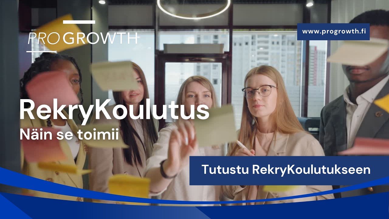Näin RekryKoulutus toimii: koulutuksen kautta uuteen työhön