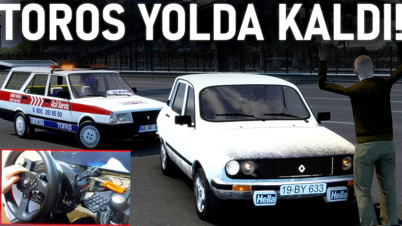 DEDEM TOROSLA YOLDA KALDI! - TOFAŞLA KURTARMAYA GİTTİM - ETS 2 Mod T300RS GT