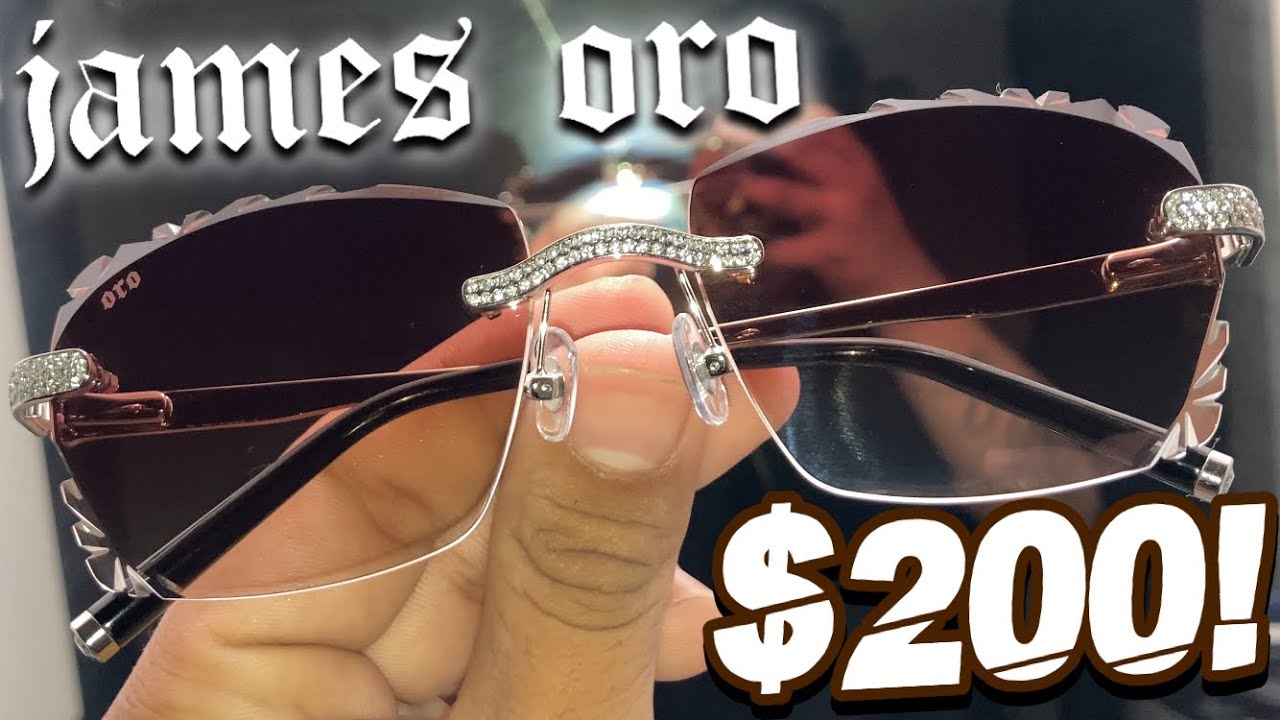 Unboxing The MOST EXPENSIVE James Oro Frames! Iced Grail GEM CUT Brown Tint