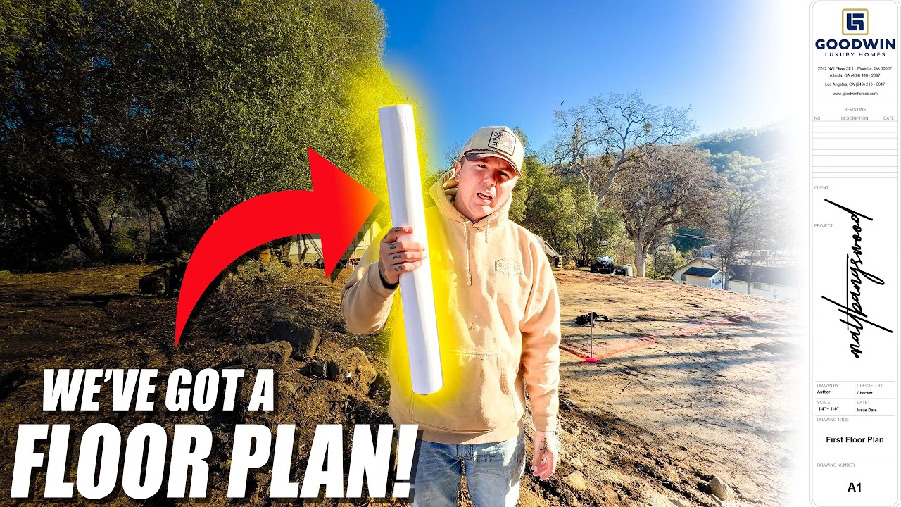 I Got The Floor Plan To My DREAM Cabin Build! 
