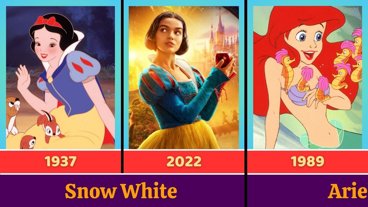 Disney Princesses & Princes Then vs Now (1937–2026) 👑 Glow Ups You Won’t Believe! #disney
