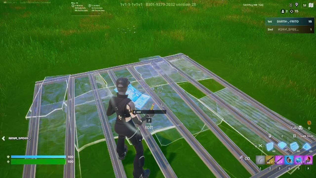Floating my friend spider in fortnite