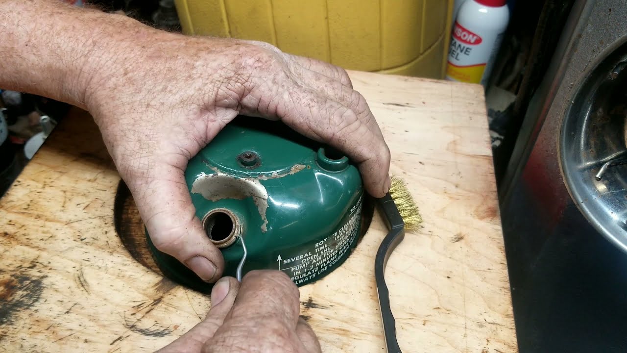 Coleman 502 cleaning and reassembling.