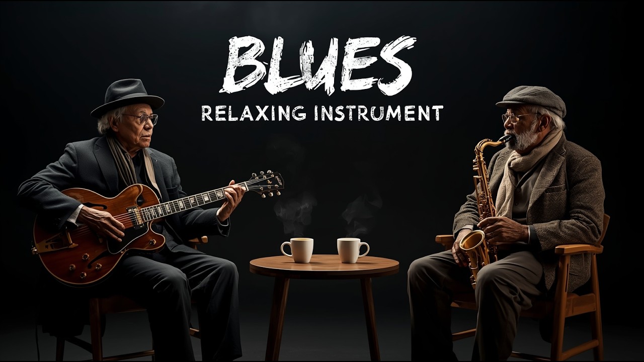 Lonely Night Deep Blues | Slow & Soulful Guitar Instrumental #487