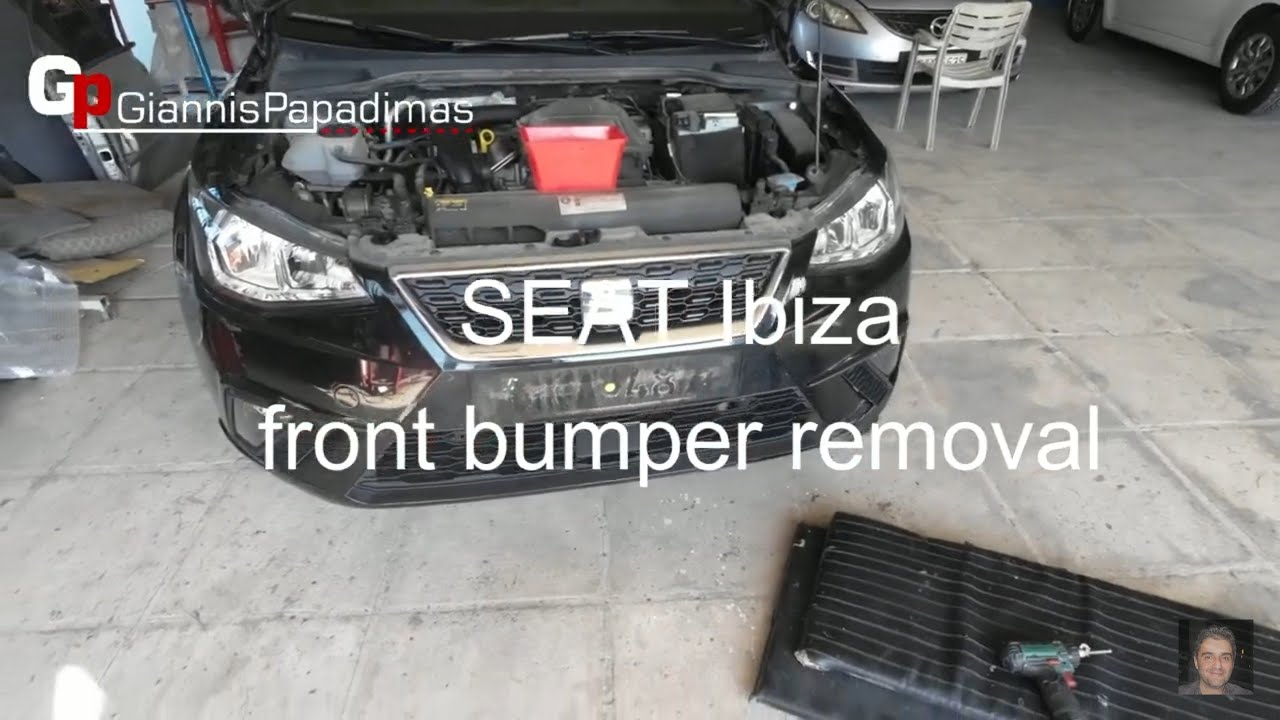 SEAT Ibiza 2017-present  front bumper removal