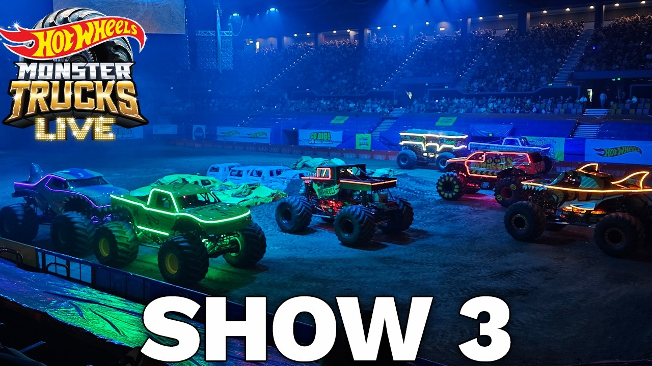 Hot Wheels Monster Trucks Live в Брисбене, Австралия, 2024. Полное шоу 3
