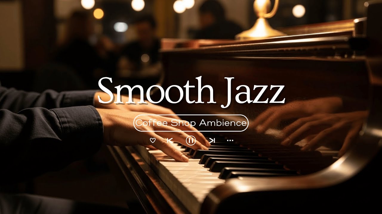 Soft Jazz Background Music for Studying, Working ⛄ Winter Cafe Ambience with Warm Piano Jazz Music