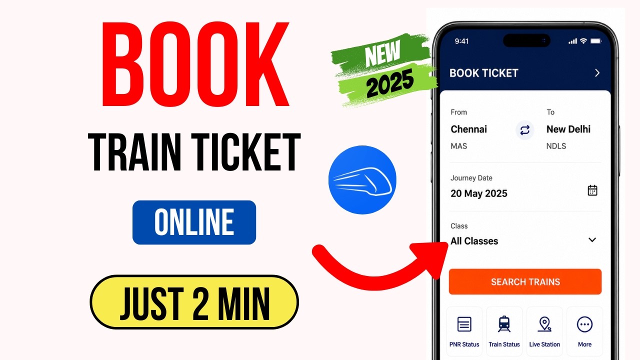 How To Book Train Ticket In Railone App | Train Ticket Booking Online | Tamil