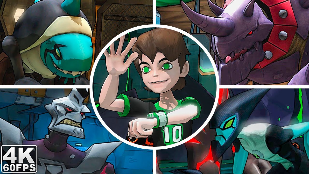 Ben 10: Omniverse — все боссы и концовка 4K 60FPS ULTRA HD (2 игрока)