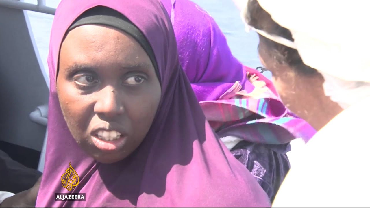 Rescued migrants reflect on desperate journeys to European waters