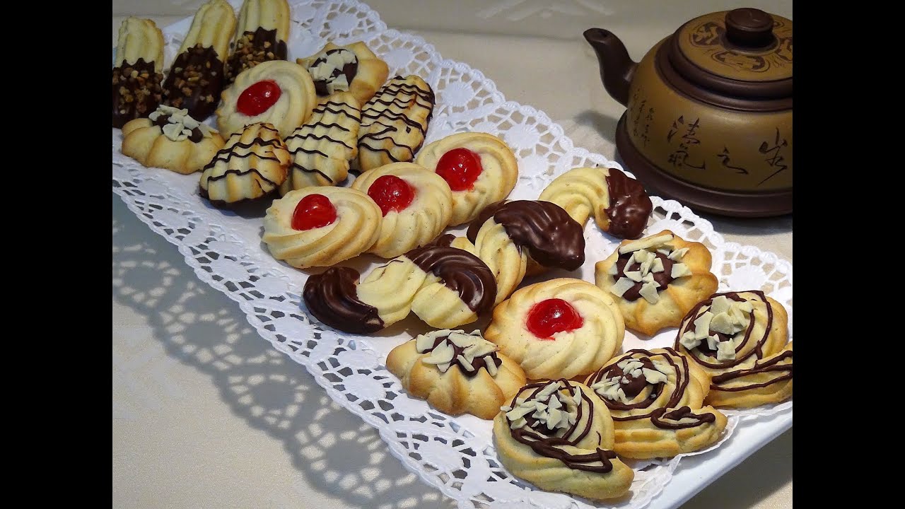 Receta Galletas rizadas o pastas de té - Recetas de cocina, paso a paso, tutorial. Loli Domínguez