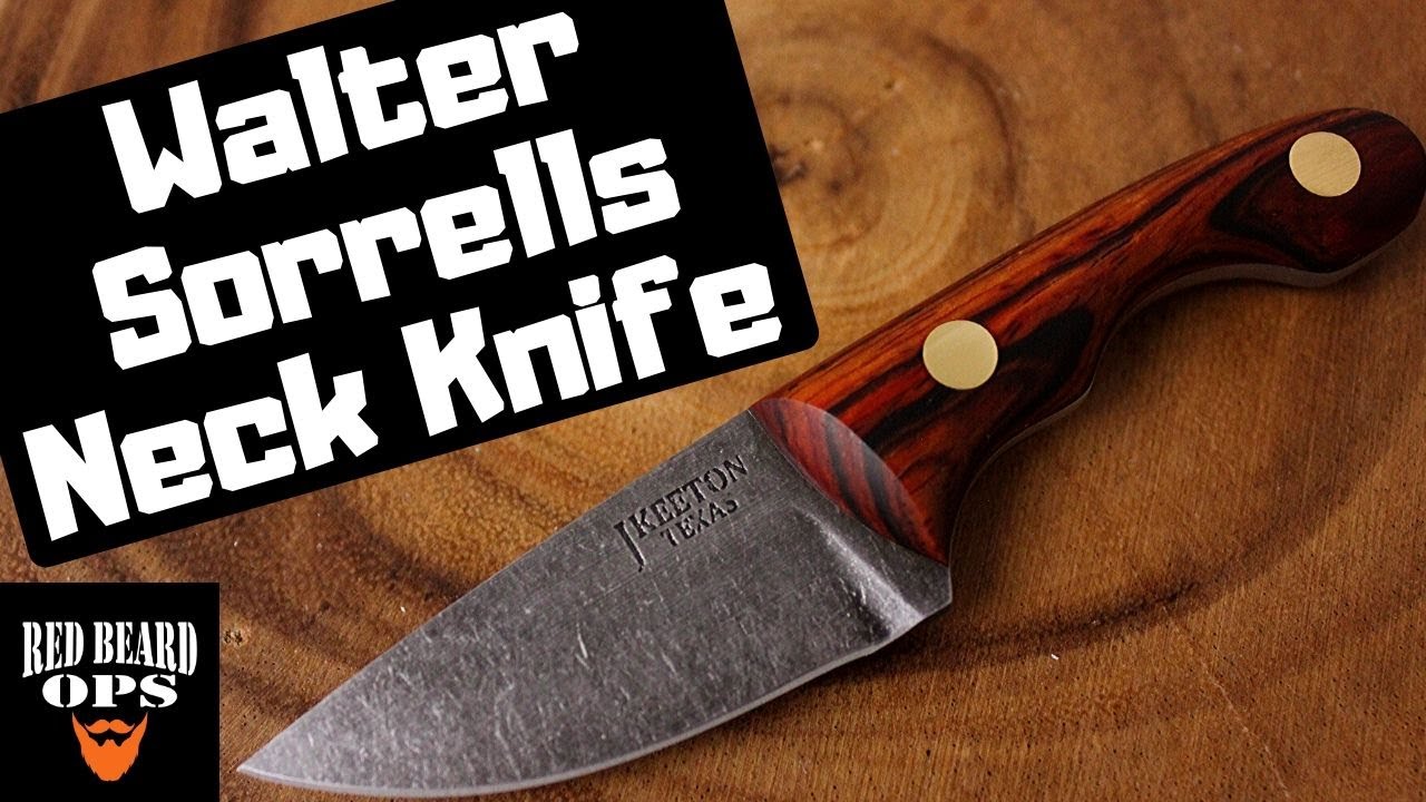 Making the @WalterSorrellsBlades  Neck Knife - 2019