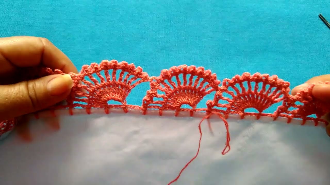 Orilla super fácil, num 856 para servilletas.#parati #crochet #hechoamano #tutorial #fypage