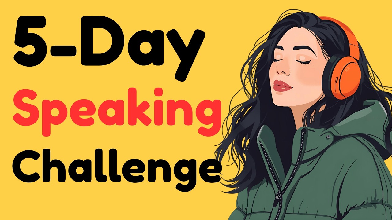 Shadowing English Speaking Practice | 5-Day Speak Fluently, English Speaking Challenge