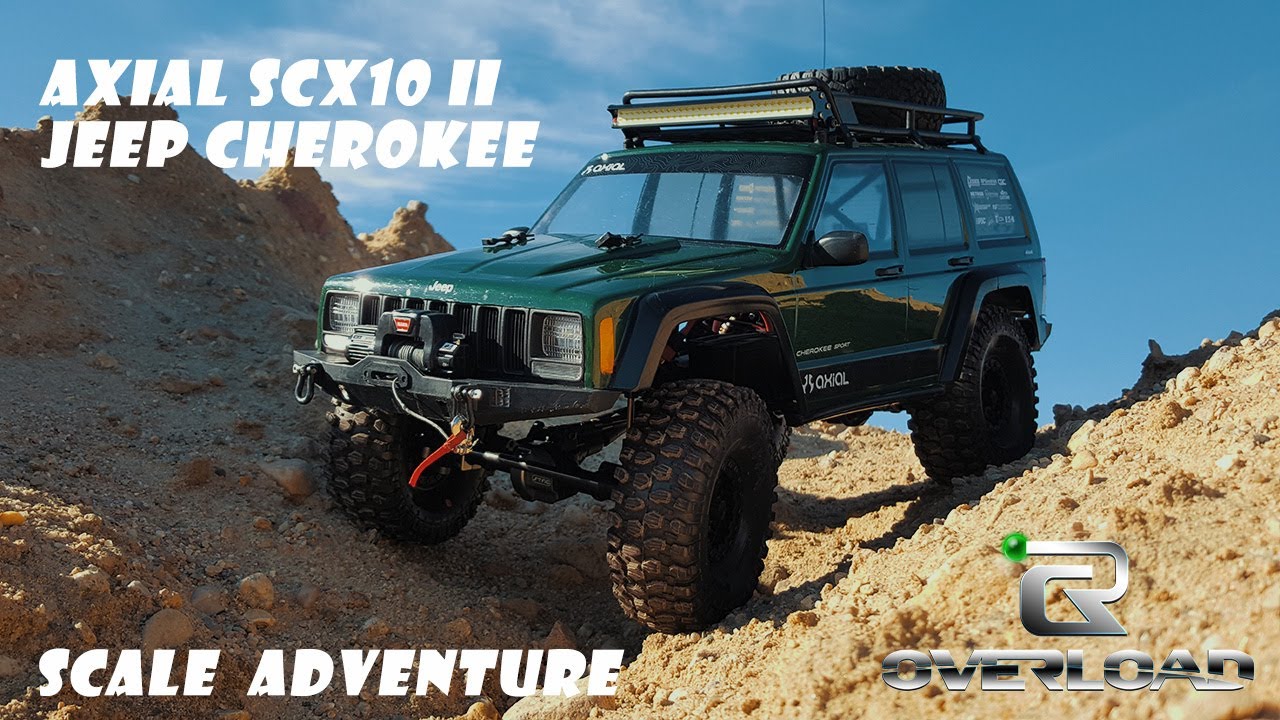 RC Truck Adventure - Upgraded Axial SCX10 II Jeep Cherokee