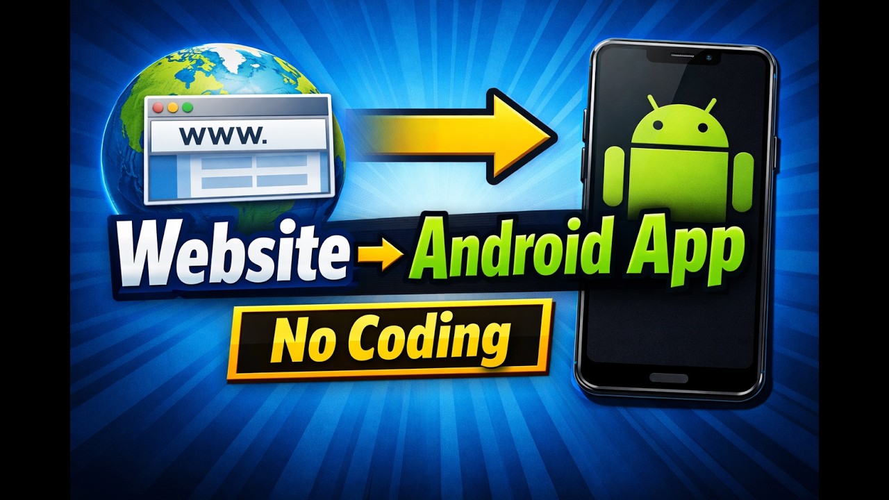 Convert Website to Android App (APK) in Minutes | No Coding Required