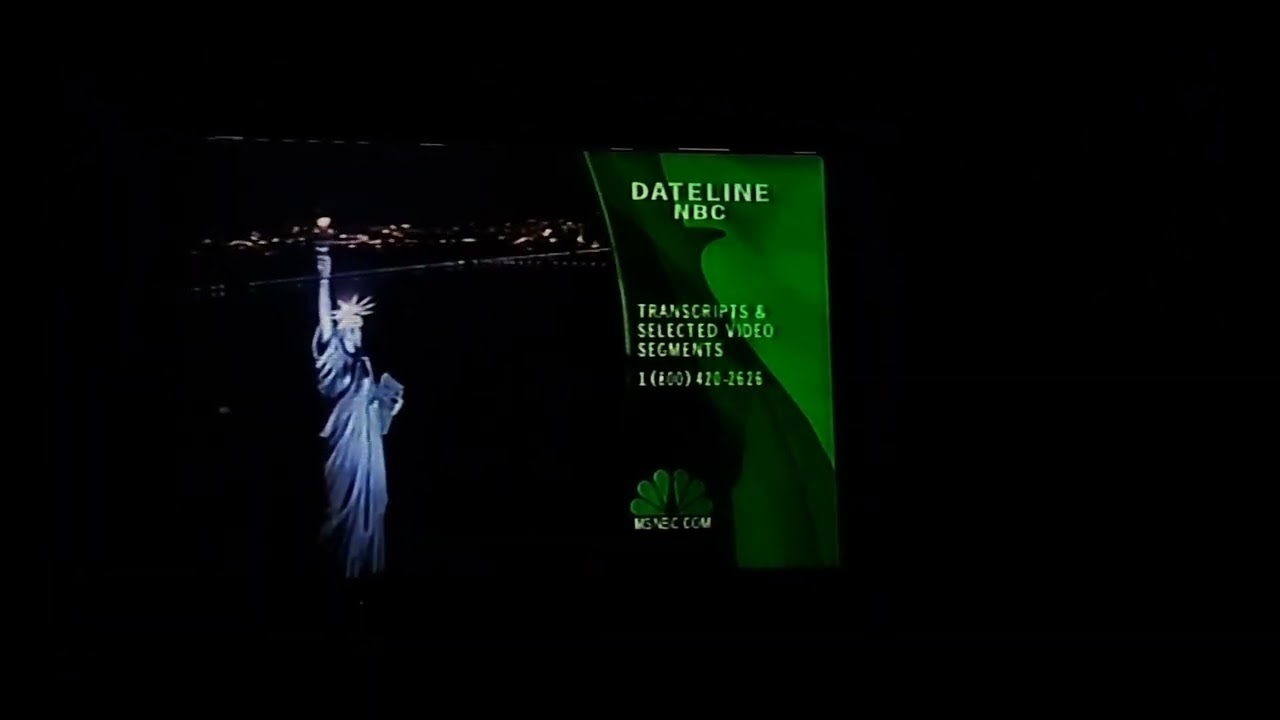 Dateline NBC Closing Credits (February 9th, 2001)