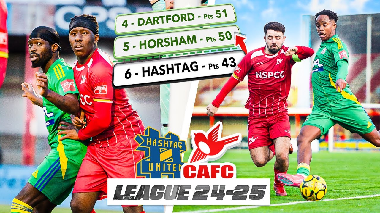 CAN WE CLOSE THE GAP?! - Carshalton Athletic vs Hashtag United - 24/25 EP27