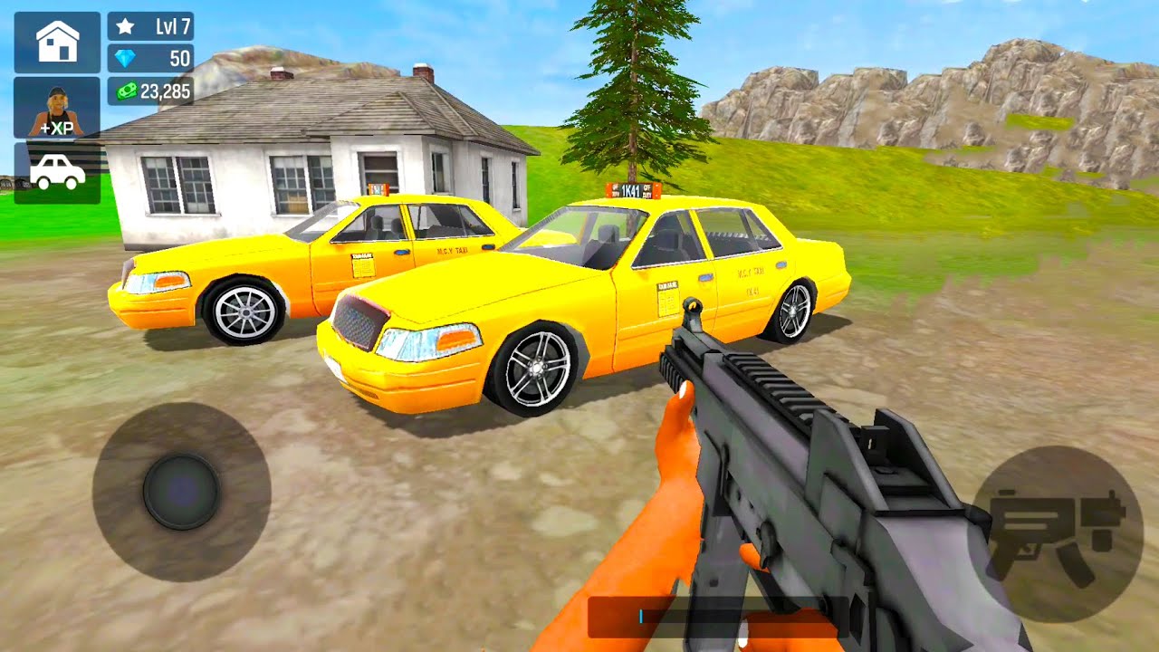 Escape From Police Cars On Taxi - City Villains Simulator #14 - Android Gameplay