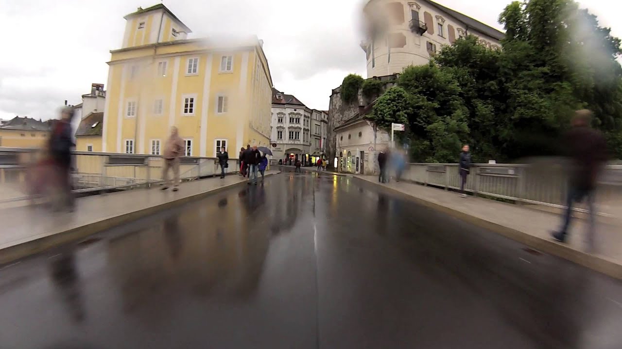 Hochwasser in Steyr am 2. Juni 2013, ca. 20 Uhr