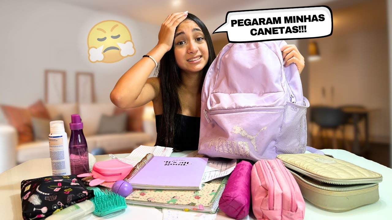 MOSTRANDO O QUE SOBROU DO MEU MATERIAL ESCOLAR DE 2023 | O MUNDO DE LARISSA