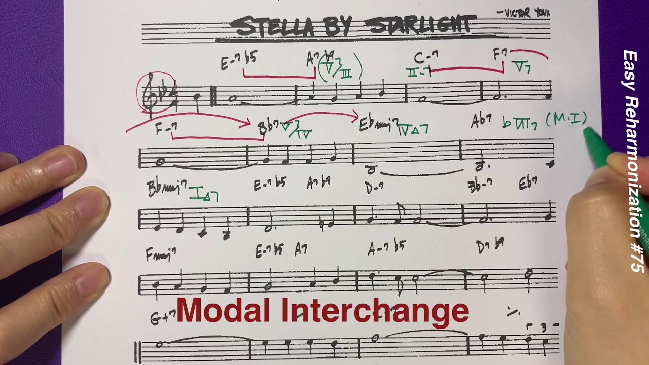 이지리하모니제이션#75 'Stella by starlight' analysis (스텔라 바이 스타라이트 - 곡분석)